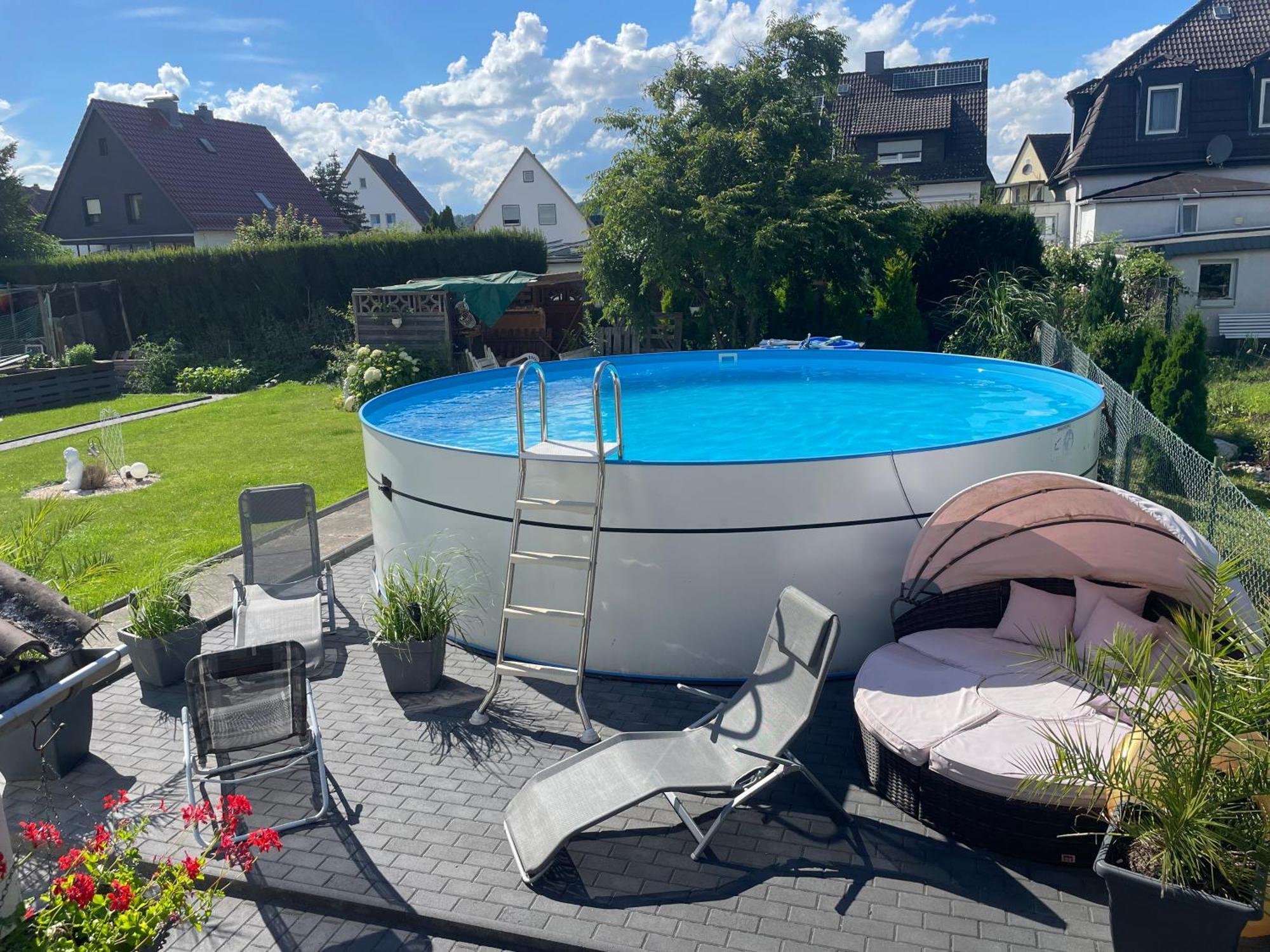 Kleine Gemuetliche Einliegerwohnung Mit Garten Und Pool Nordstemmen Ngoại thất bức ảnh